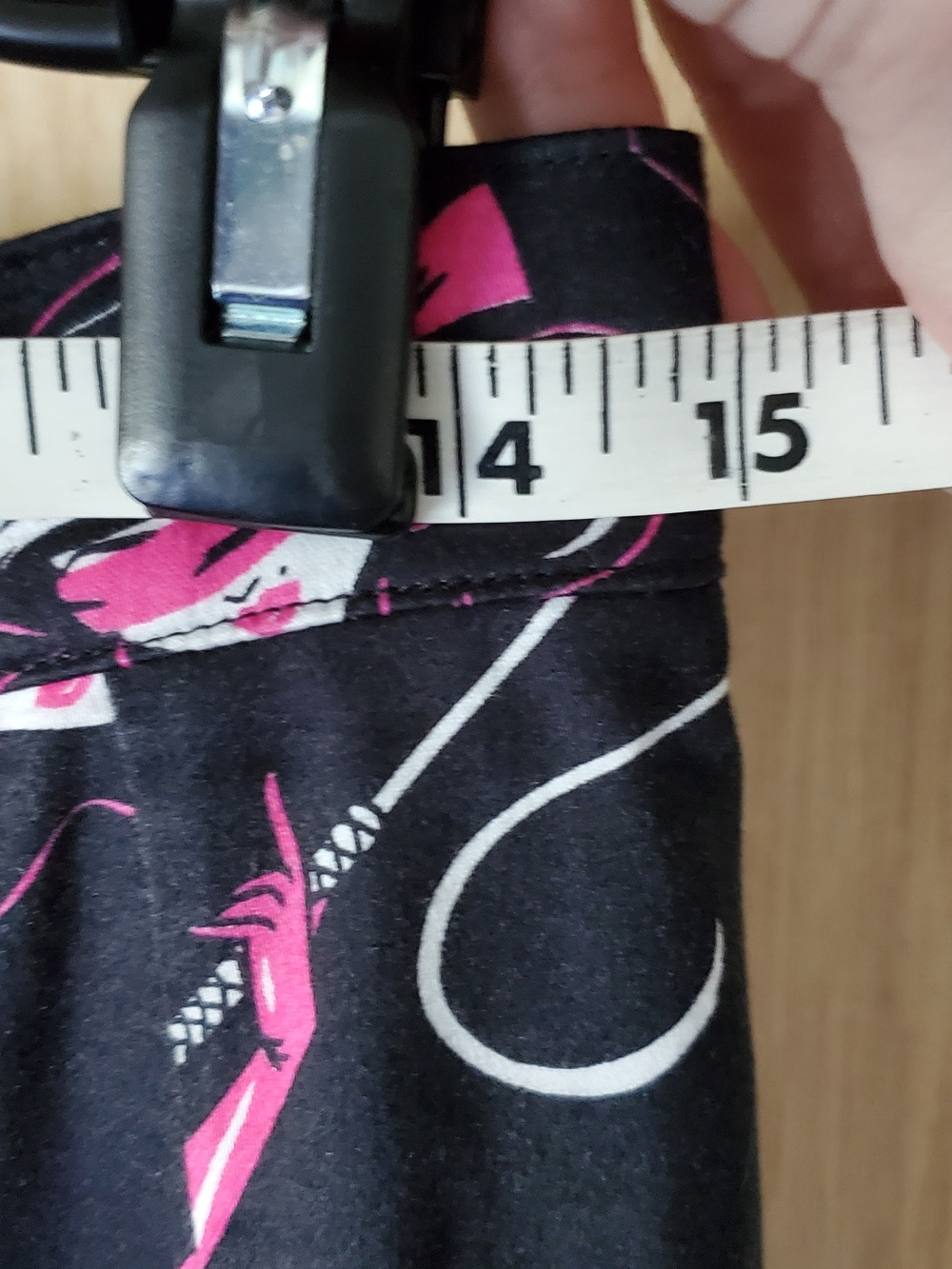 Vixen by Micheline Pitt Pencil Skirt in Frisky Fetish Print, Size Large GUC - Picture 8 of 8
